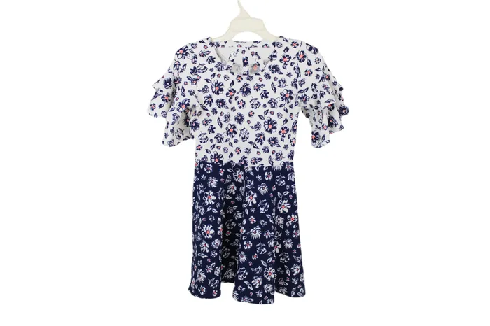 Rings My Michelle My Michelle Blue White Floral Dress 14