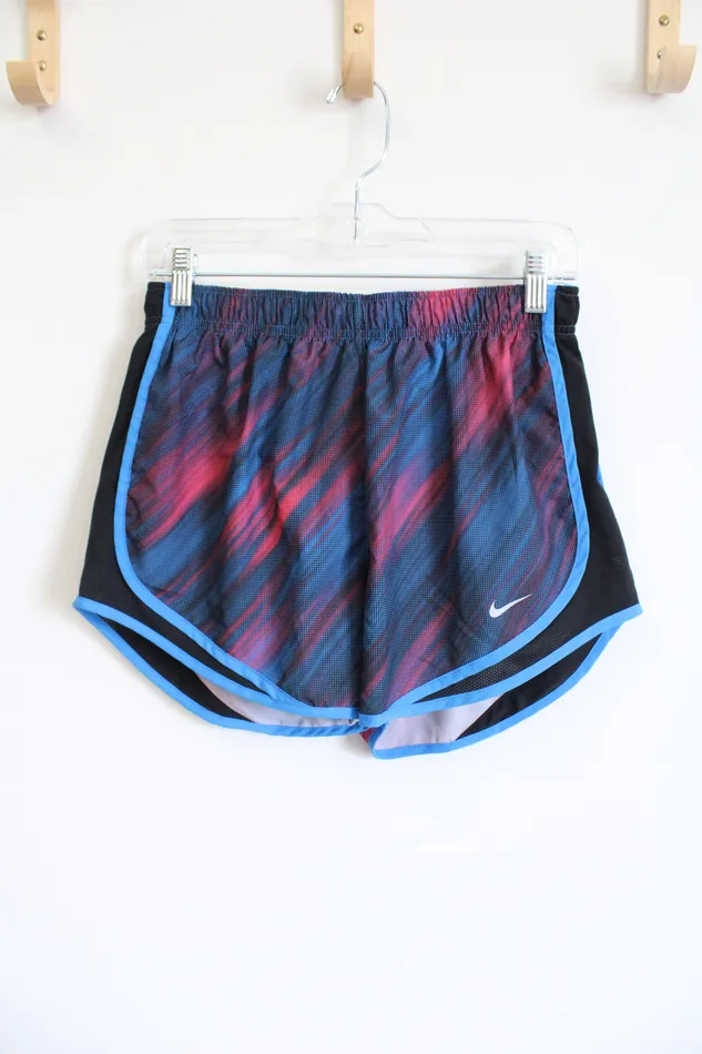 Rings Nike Nike DriFit Blue and Red Exercise Shorts M