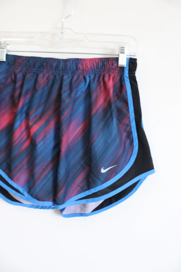 Rings Nike Nike DriFit Blue and Red Exercise Shorts M