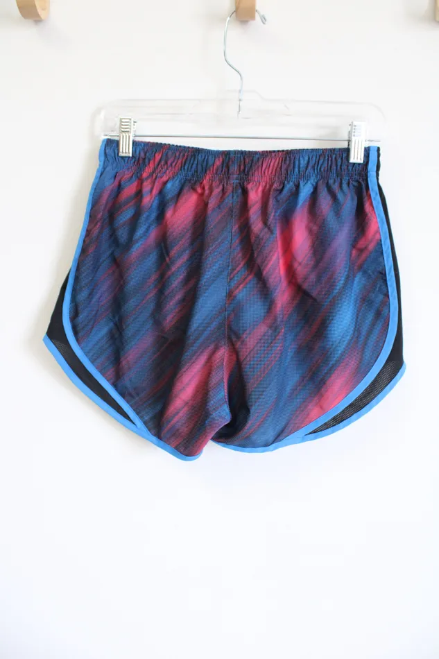 Rings Nike Nike DriFit Blue and Red Exercise Shorts M