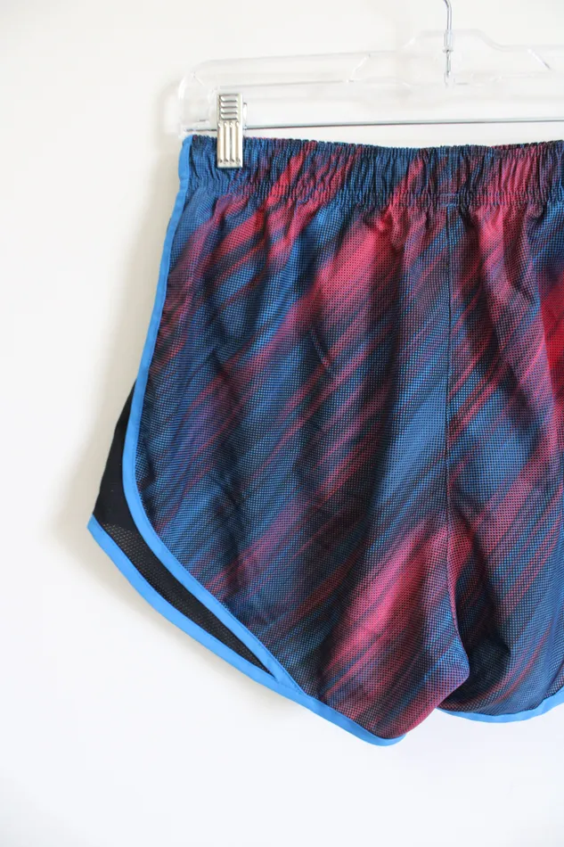 Rings Nike Nike DriFit Blue and Red Exercise Shorts M