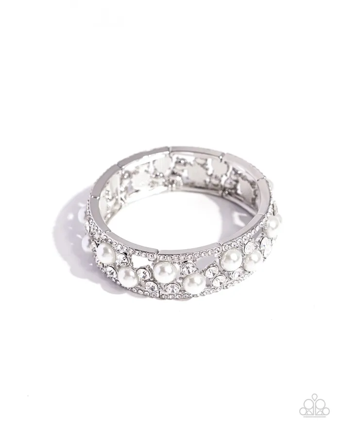 Rings Opera Singer White Paparazzi Accessories