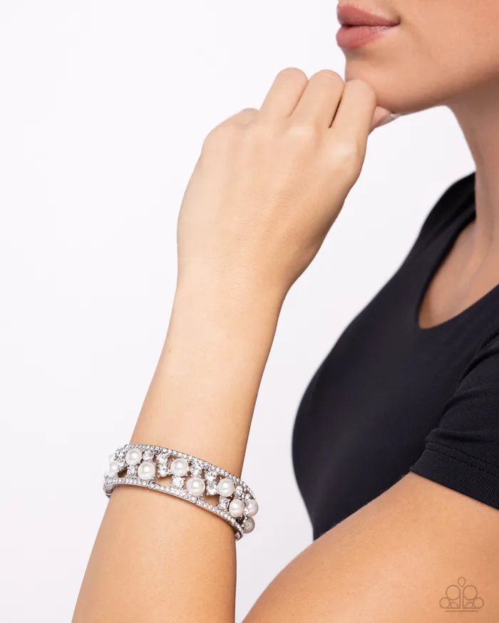 Rings Opera Singer White Paparazzi Accessories