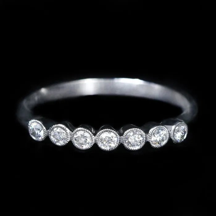 Rings OTC 14K White Gold 017 CTW Diamond Band