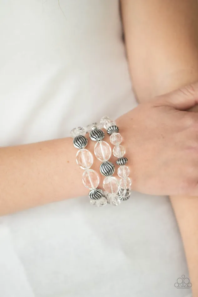 Rings Paparazzi Accessories Crystal Charisma White