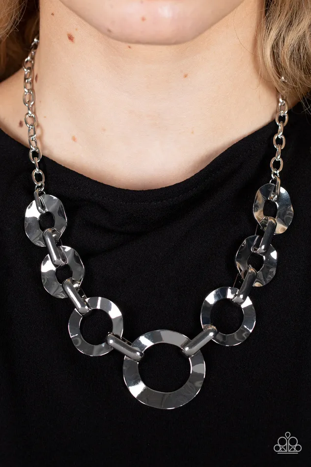 Rings Paparazzi Accessories Mechanical Masterpiece Silver