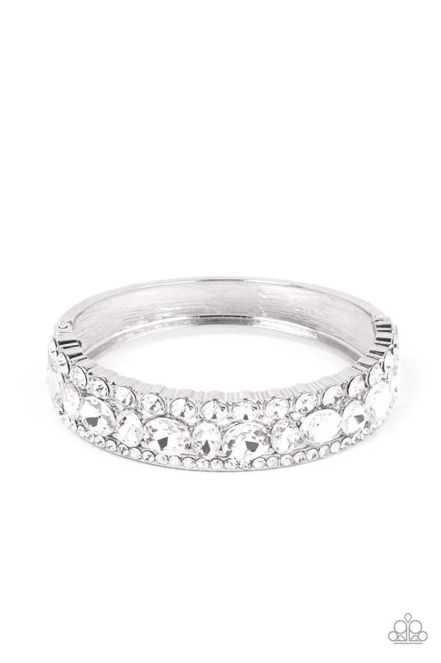 Rings Paparazzi Accessories Mega Megawatt White