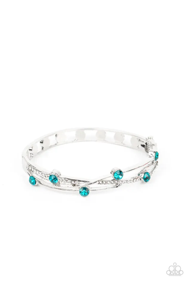 Rings Paparazzi Accessories Slammin Sparkle Blue