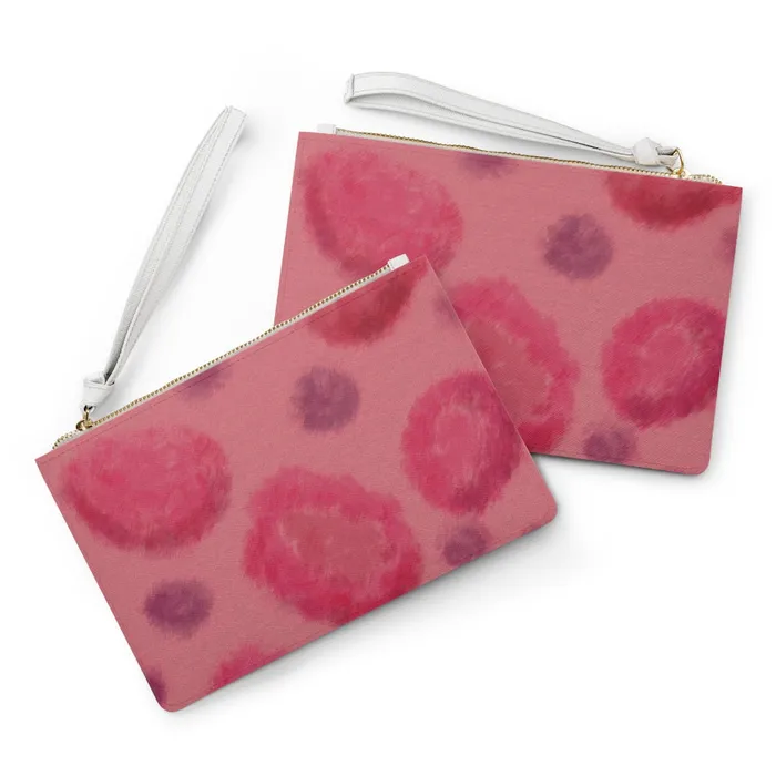 Rings PortraitbyNC Clutch Bag Dark Sherbet Contemporary Design