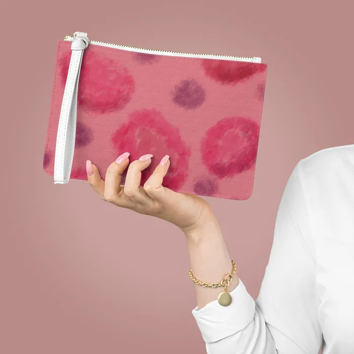 Rings PortraitbyNC Clutch Bag Dark Sherbet Contemporary Design