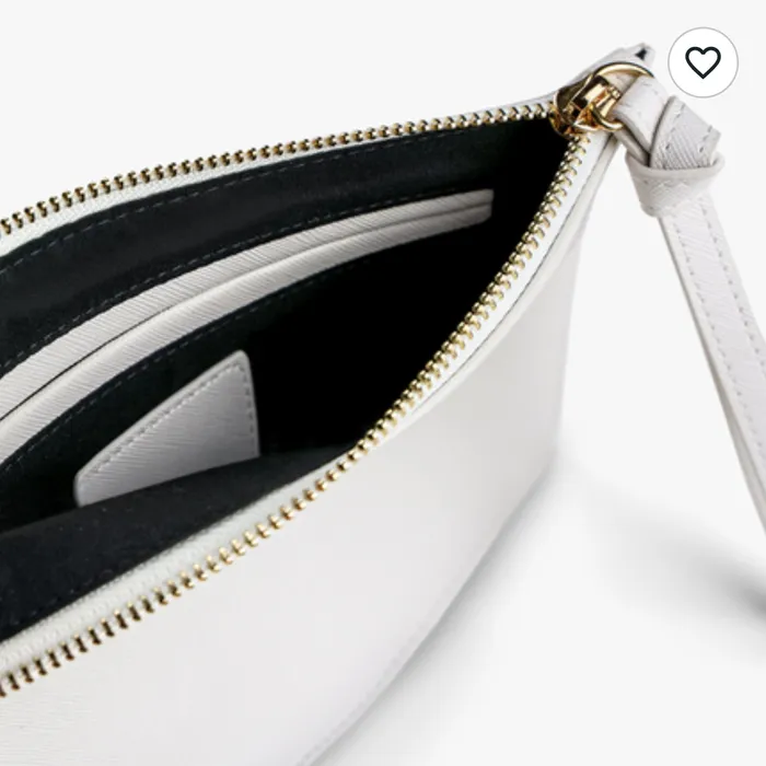 Rings PortraitbyNC Clutch Bag Dark Sherbet Contemporary Design