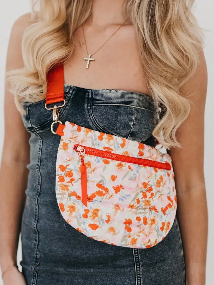 Rings Pretty Simple Floral Jolie Puffer Bag