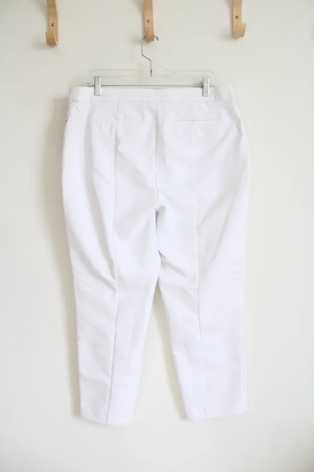 Rings Rafaella Rafaella Curvy White Trouser Pants 14