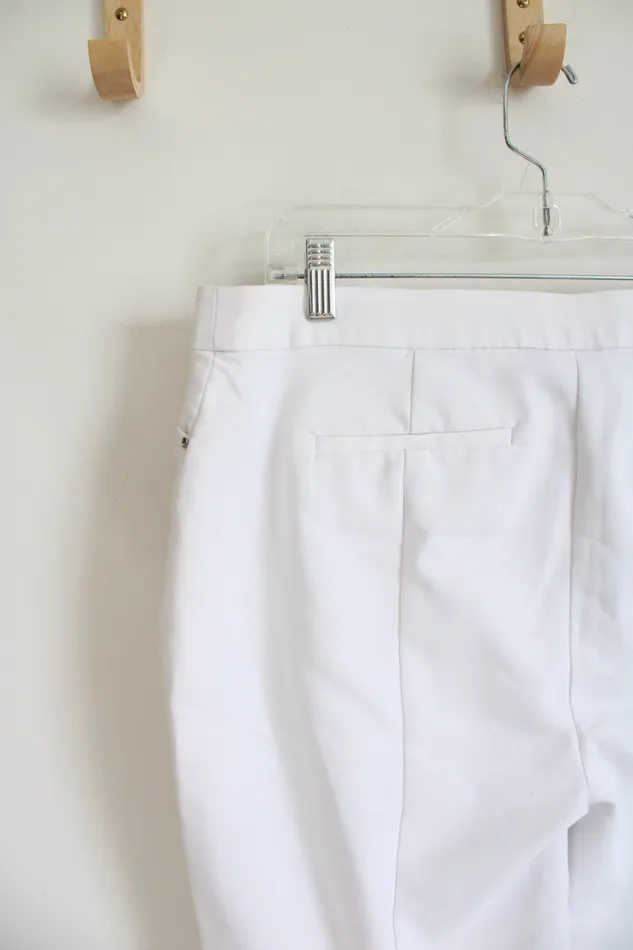 Rings Rafaella Rafaella Curvy White Trouser Pants 14