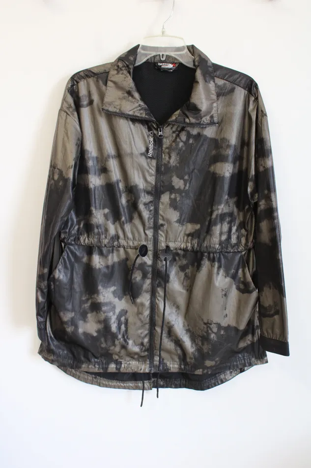 Rings Reebok Black Gold Lightweight Jacket S Reebok