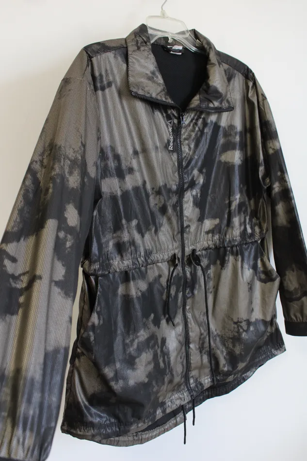 Rings Reebok Black Gold Lightweight Jacket S Reebok
