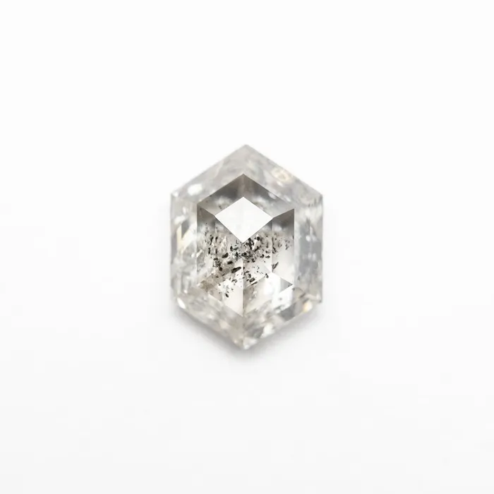 Rings Salt and Pepper Step Cut Diamond 114ct Hexagon Misfit Diamonds
