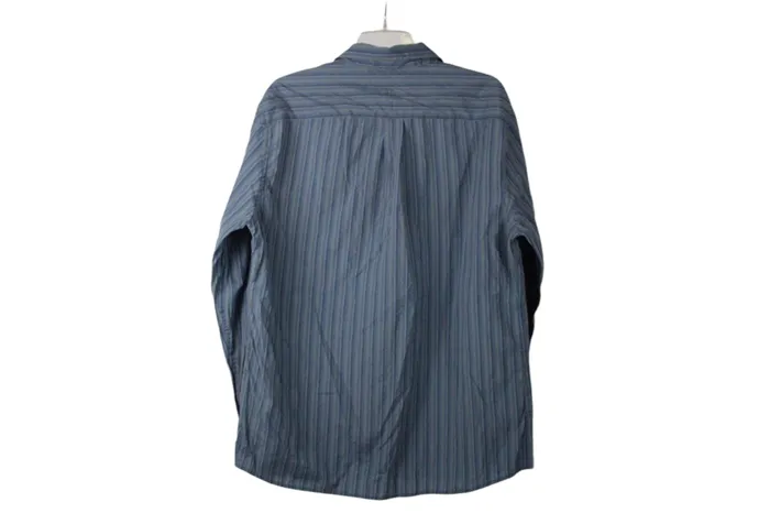 Rings Sonoma Sonoma Blue Striped Long Sleeved Shirt L