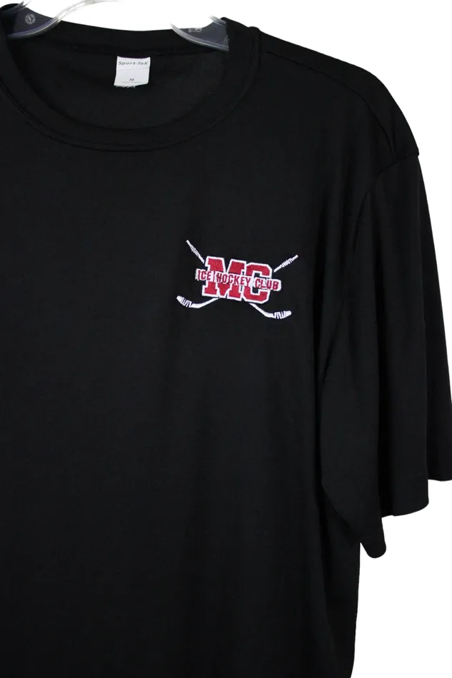 Rings SportTek MC SportTek Black Ice Hockey Shirt M