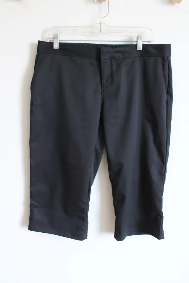 Rings Under Armour Under Armour Black Capri Pants 12