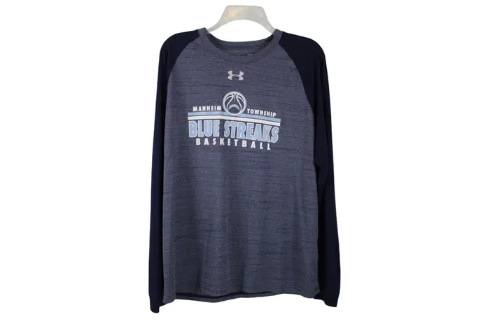 Rings Under Armour Under Armour Manheim Blue Streaks Shirt L