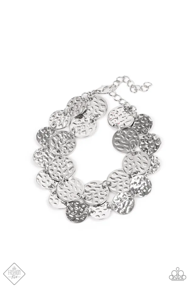 Rooted To The SPOTLIGHT Silver Paparazzi Accessories Earrings