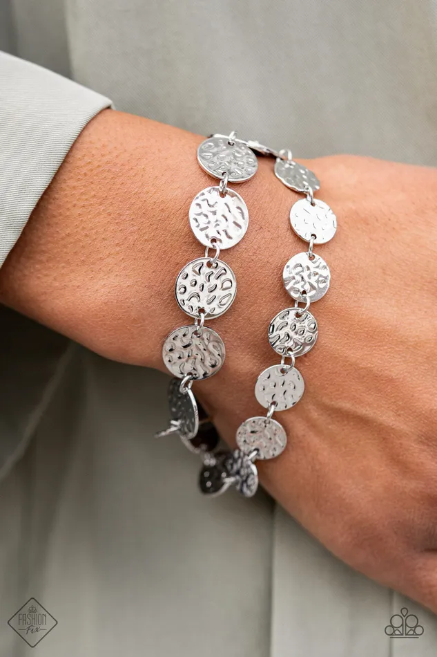 Rooted To The SPOTLIGHT Silver Paparazzi Accessories Earrings