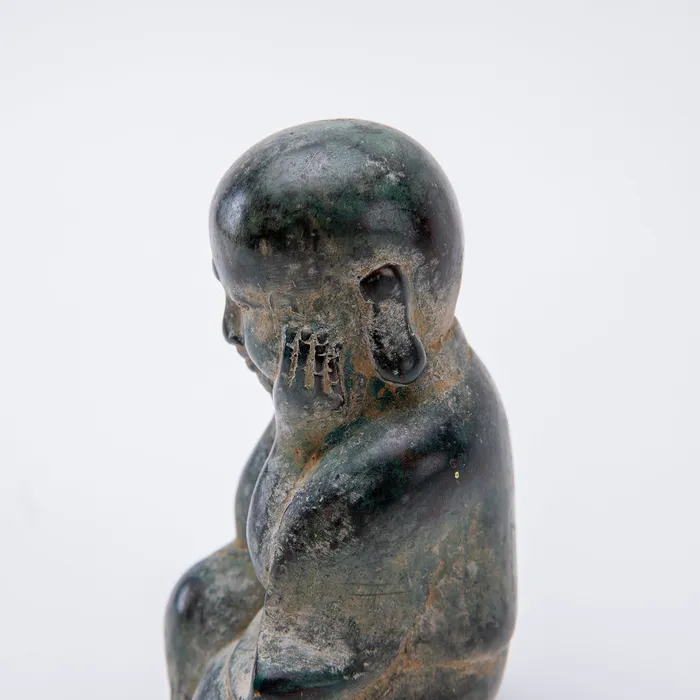 Sacred Statues Earrings Green Jizo Statue 2