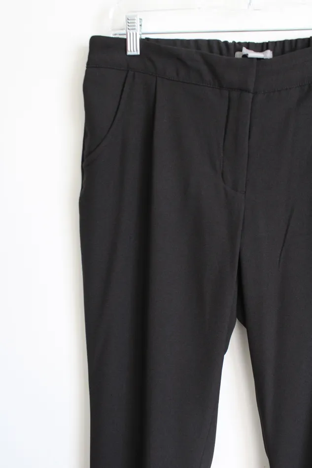Saint Tropez West Black Cuffed Trouser Pant L Saint Tropez West Rings