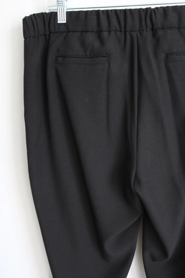 Saint Tropez West Black Cuffed Trouser Pant L Saint Tropez West Rings