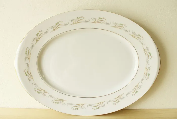 Sango Earrings Vintage Sango Japan Fine China Belaire Large Serving Plate