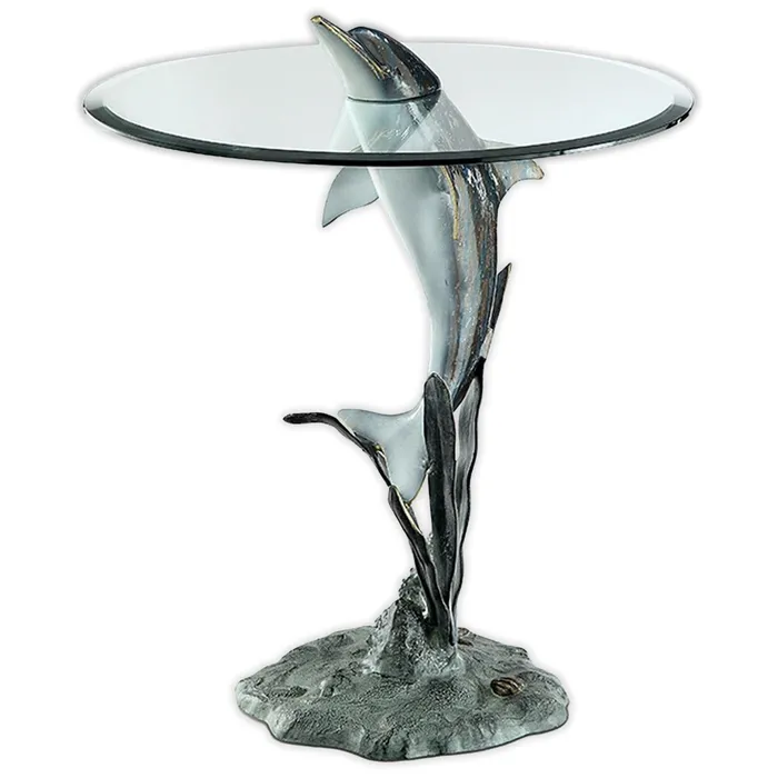 SANPACIFICINTL Surfacing Dolphin End Table by San Pacific International Earrings SANPACIFICINTL Surfacing Dolphin End Table by San Pacific International Earrings