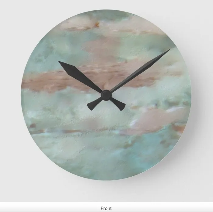 Sensitive Resignation Round Clock ZAZZLE Rings
