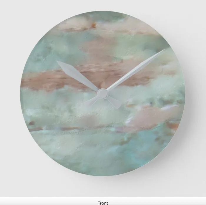 Sensitive Resignation Round Clock ZAZZLE Rings