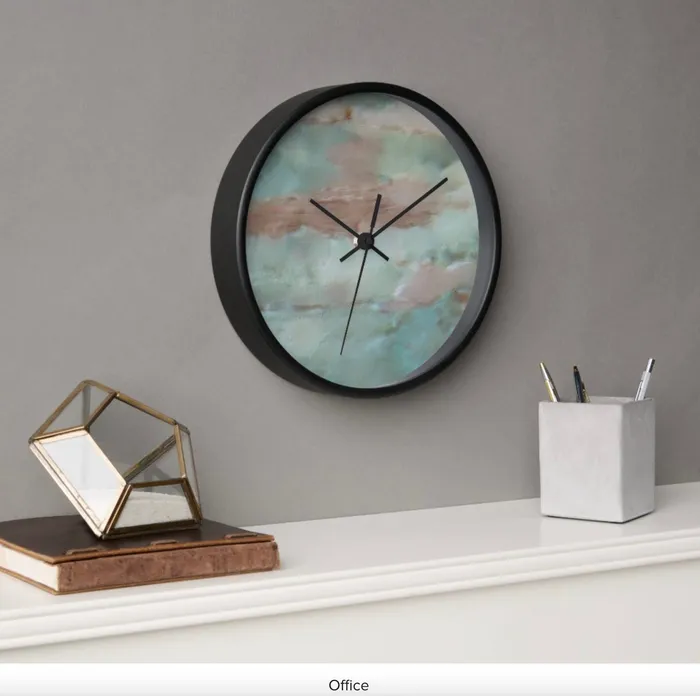Sensitive Resignation Round Clock ZAZZLE Rings