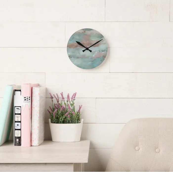 Sensitive Resignation Round Clock ZAZZLE Rings