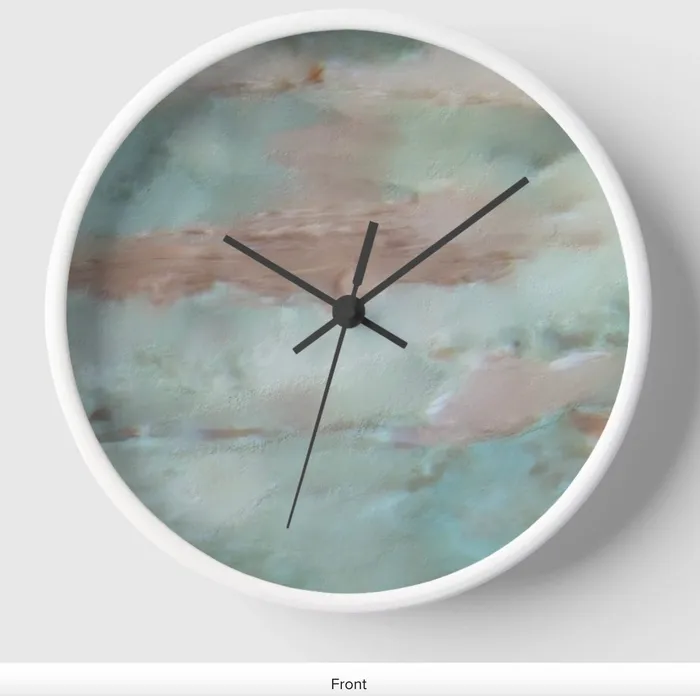 Sensitive Resignation Round Clock ZAZZLE Rings