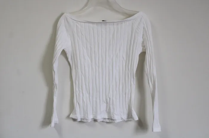 Shein White OffTheShoulder Top M Shein Rings