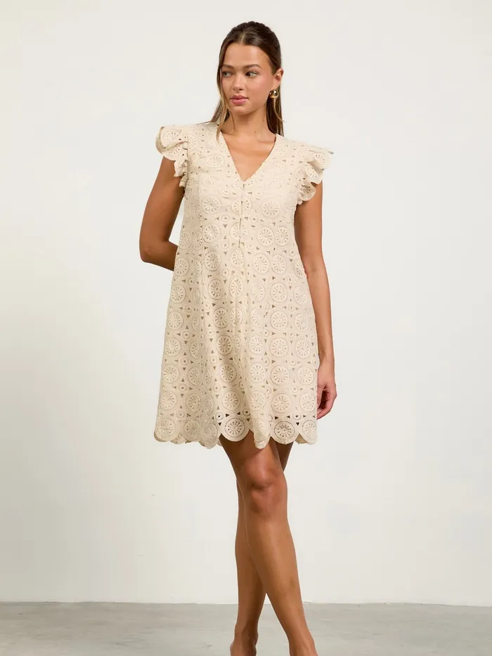 Skies Are Blue Earrings Tanner Dress