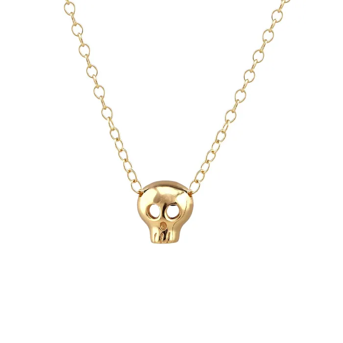 Skull Charm Necklace kris nations Necklaces