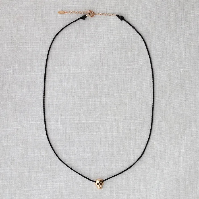 Skull Charm Necklace kris nations Necklaces