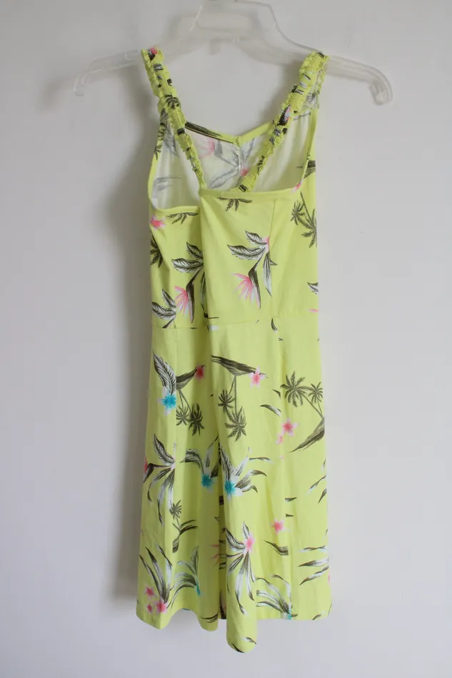 SO Earrings SO Yellow Tropical Dress Youth XL 1416