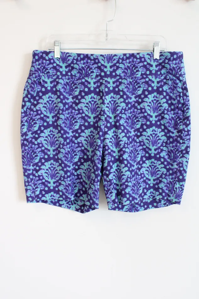 Soft Surroundings Rings Soft Surroundings Purple Blue Patterned Stretch Shorts XL Petite Soft Surroundings Rings Soft Surroundings Purple Blue Patterned Stretch Shorts XL Petite