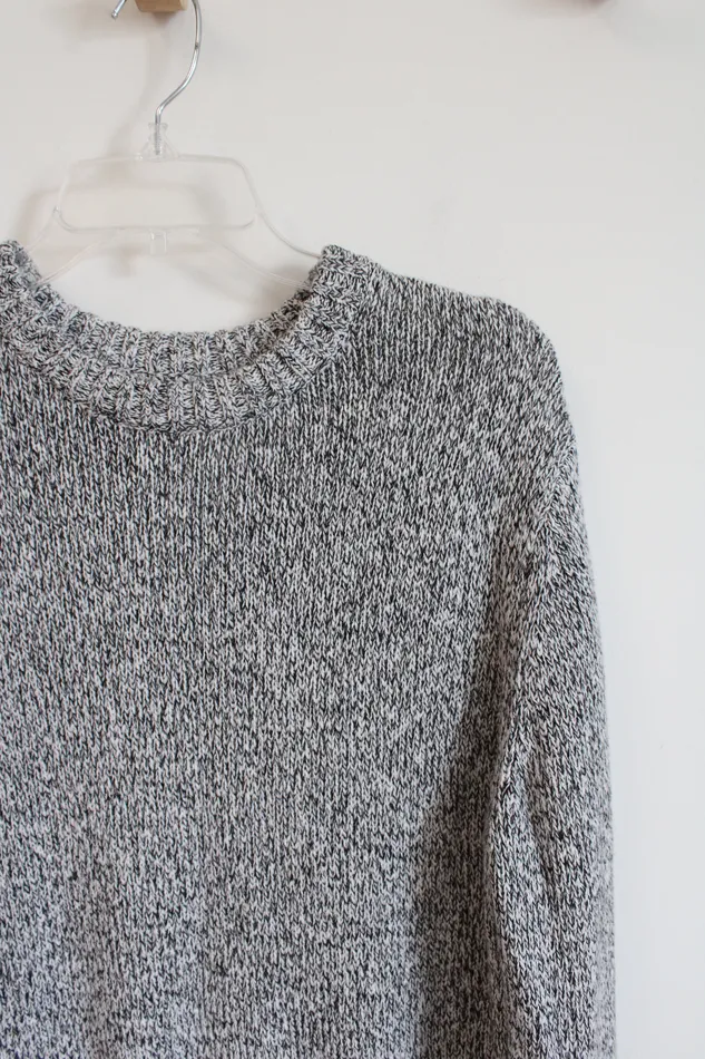 Sonoma Black White Sweater L Sonoma Rings