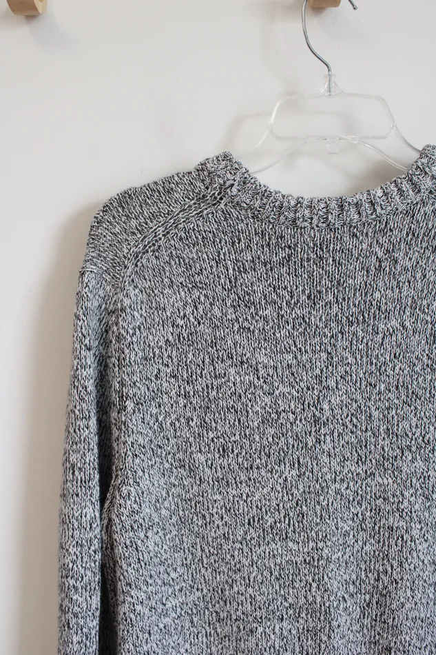 Sonoma Black White Sweater L Sonoma Rings