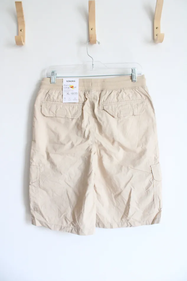 Sonoma NEW Sonoma Khaki Cargo Shorts Youth XL 1820 Earrings