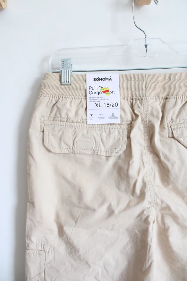 Sonoma NEW Sonoma Khaki Cargo Shorts Youth XL 1820 Earrings