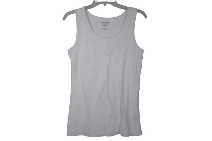 Sonoma White Rib Tank M Sonoma Rings