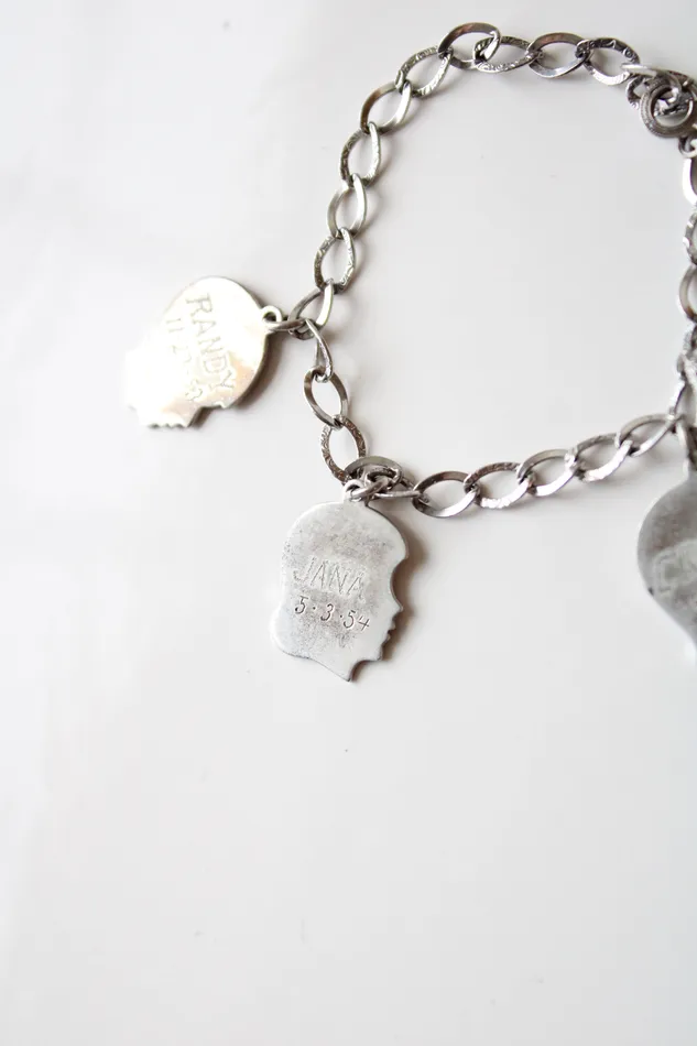 Sterling Silver Vintage Randy Jana Craig Charm Bracelet Jubilee Thrift Bracelets