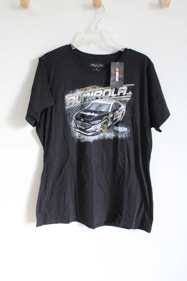 Stewart Haas Rings NEW Nascar Swewart Haas Racing Black Almirole 10 Tee XL